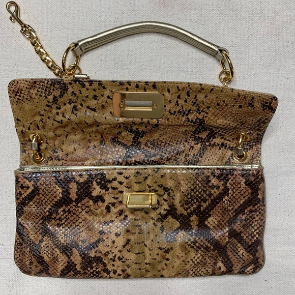 Michael Kors Snake Print Clutch - Picture 10 of 16
